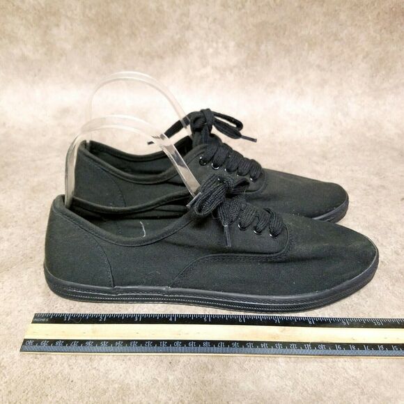 Mossimo Womens   Size 9 Black  Textile Lace Up Casual Sneakers - Picture 4 of 10